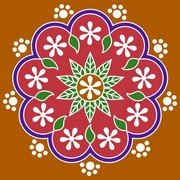 New Year Rangoli 5