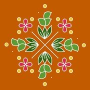 New Year Rangoli 6