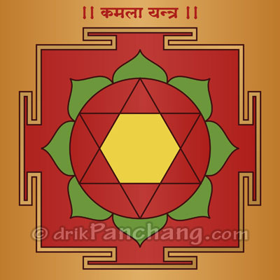 Goddess Kamala Yantra