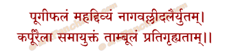 Vat Savitri Tambula Mantra in Hindi